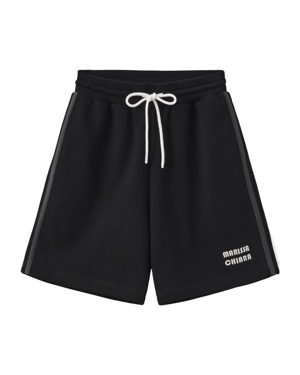Marissa Chiara Black Drawstring Shorts for men