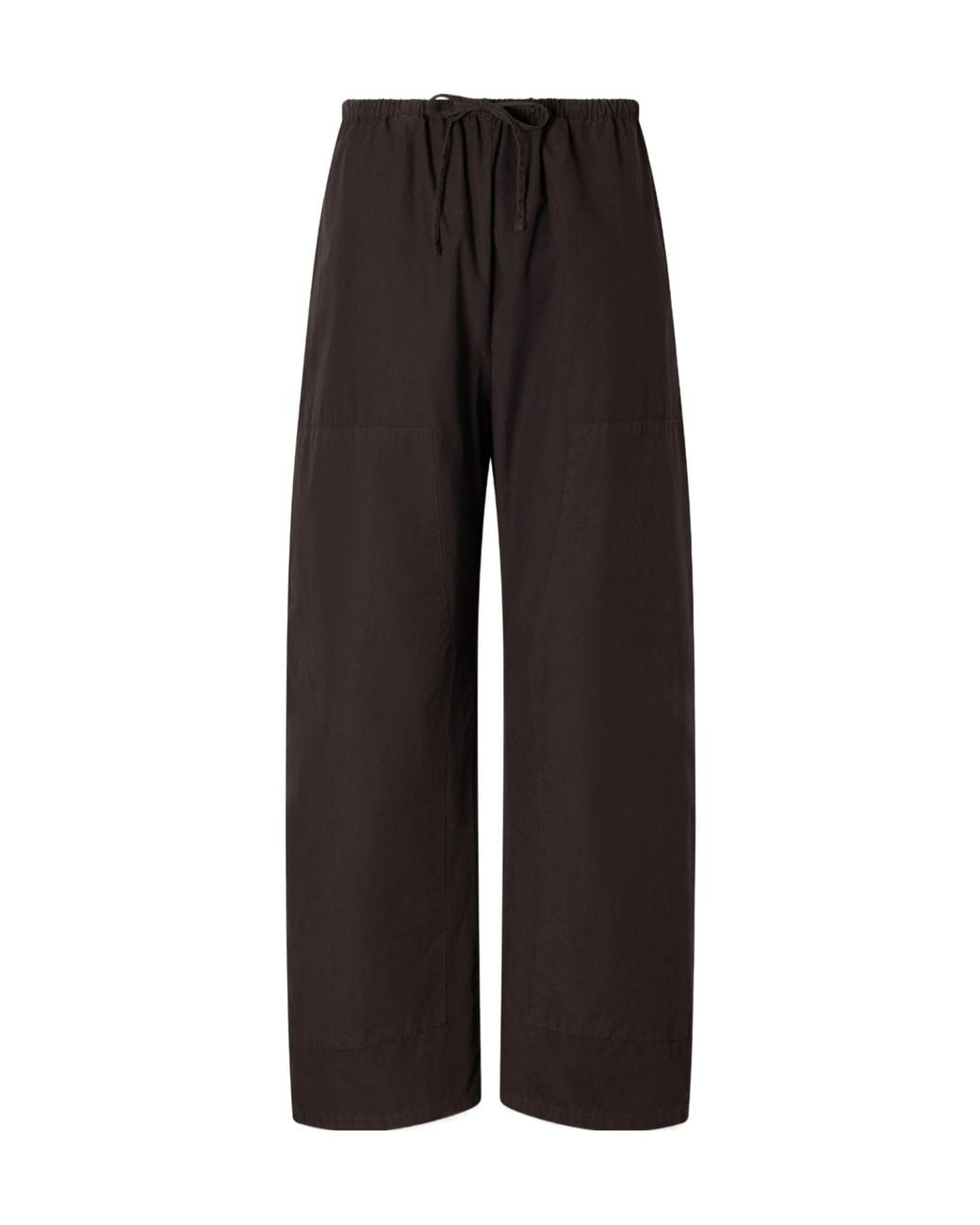 Leset Black Low-Rise Wide-Leg Pants