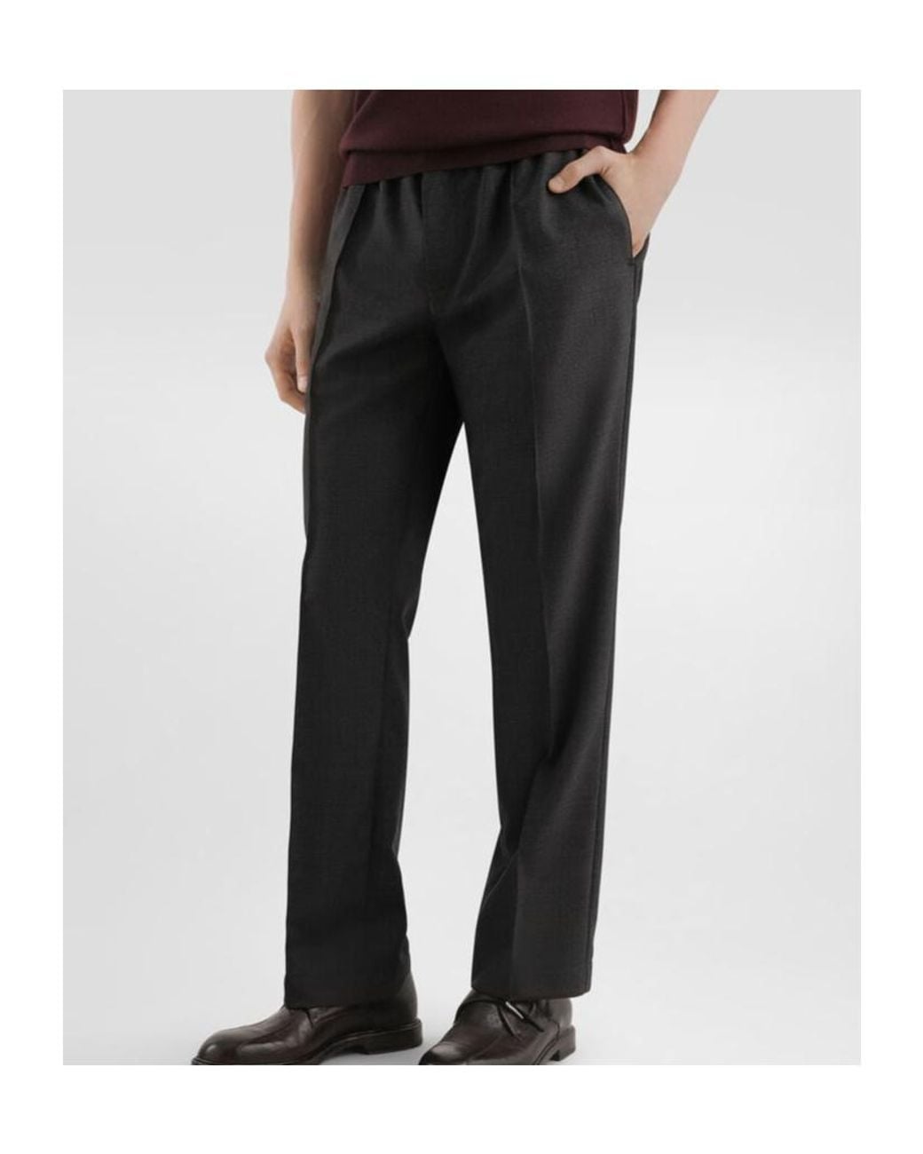 Dolce & Gabbana Black Drawstring Pants for men