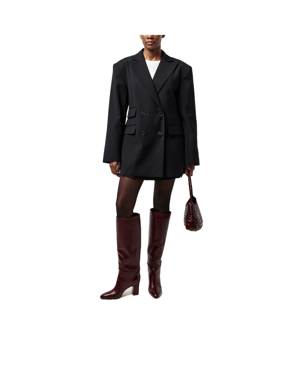 Paris Texas Red Solid Color Knee High Boots