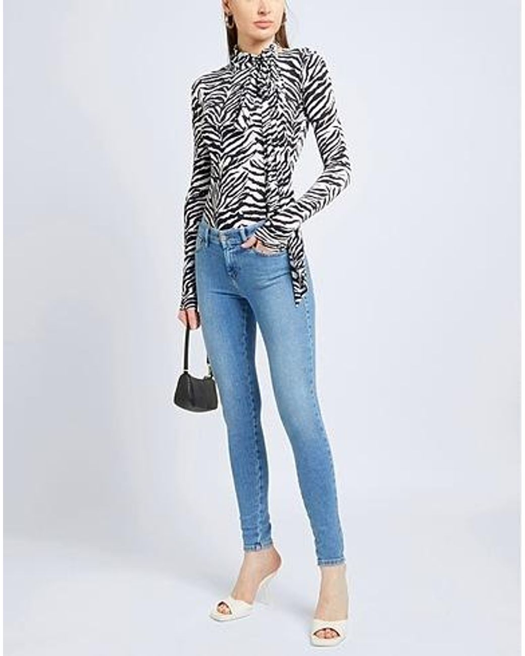 DIESEL Blue Mid-Waisted Jeans