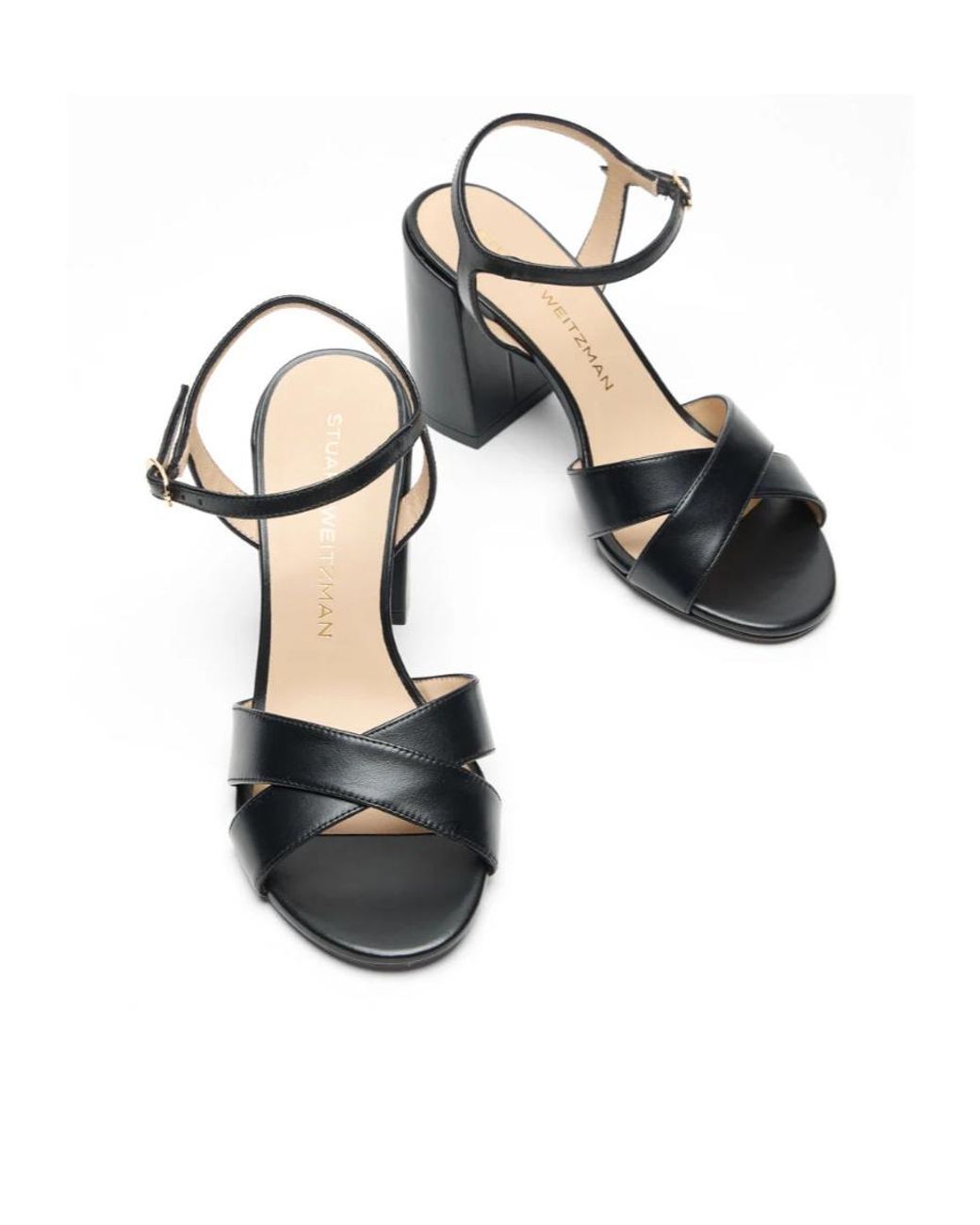 Stuart Weitzman Metallic Alyssa Block 85