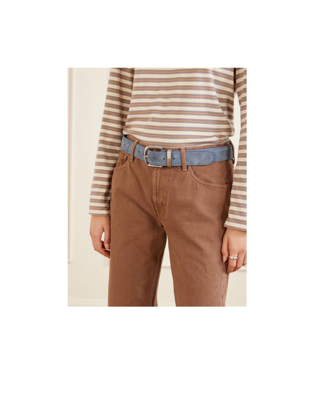 Kallmeyer Blue Suede Belt