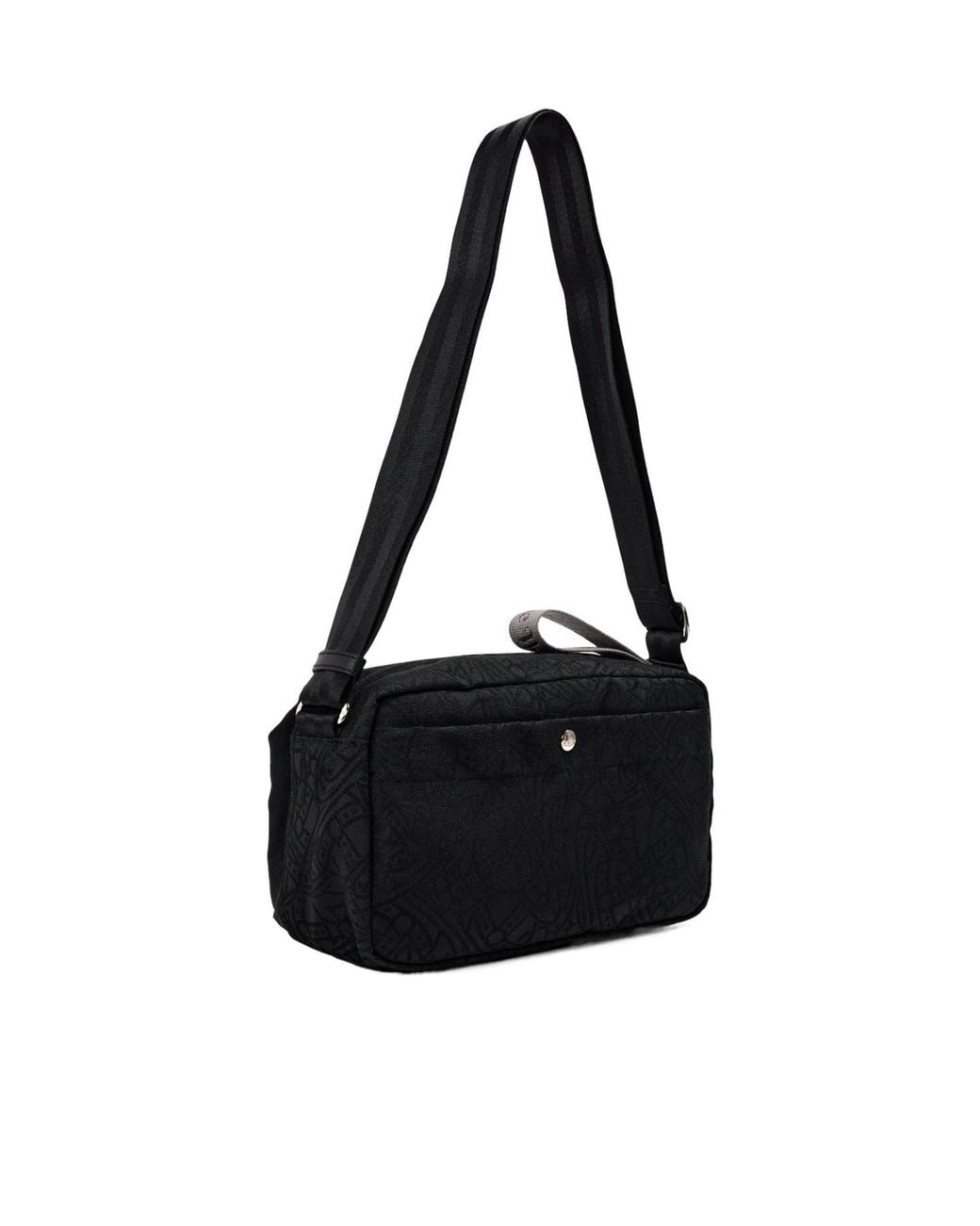 Vivienne Westwood Black Jacquardnylon Crossbody Bag for men