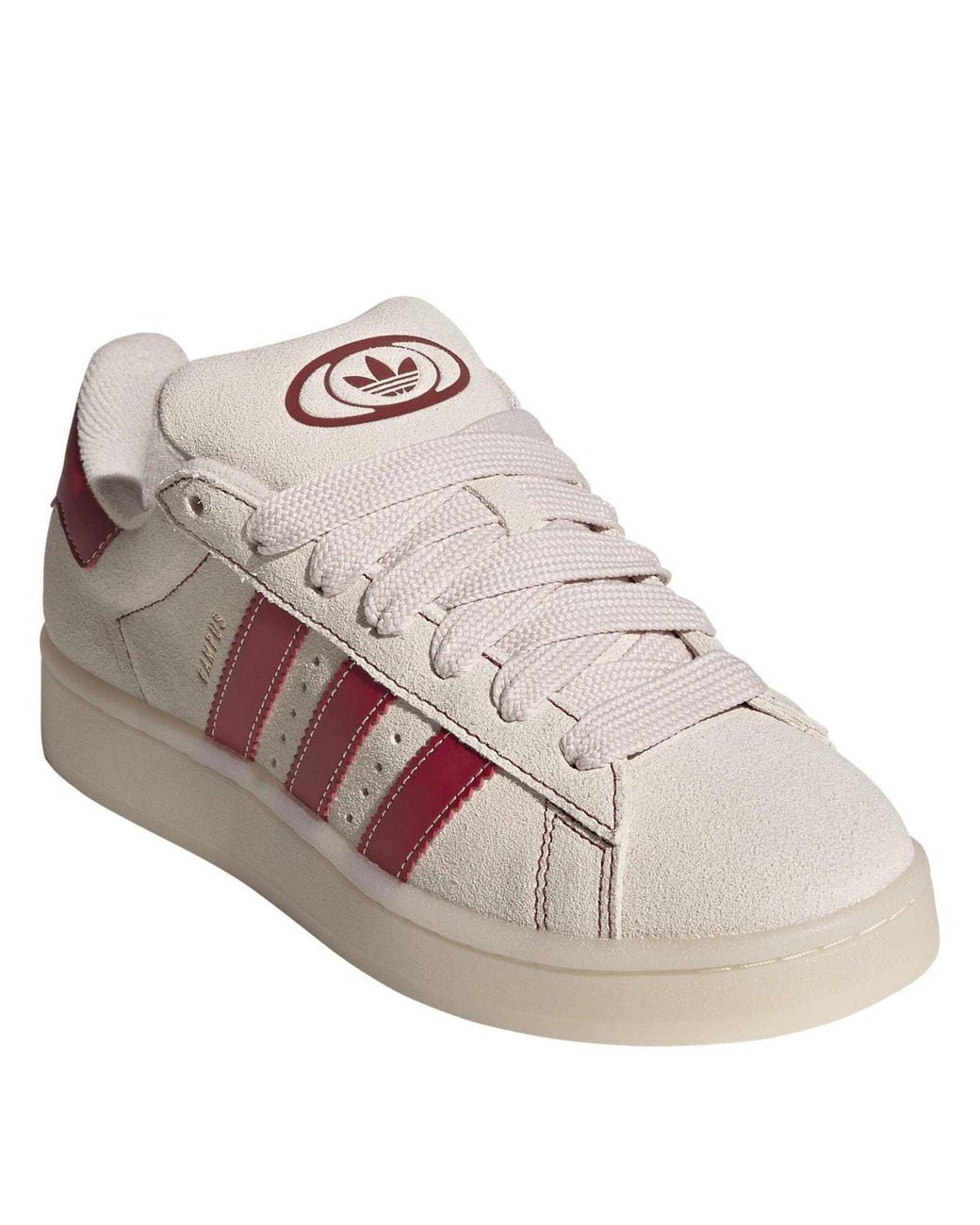 Adidas Originals Pink Suede Low-Top Sneaker