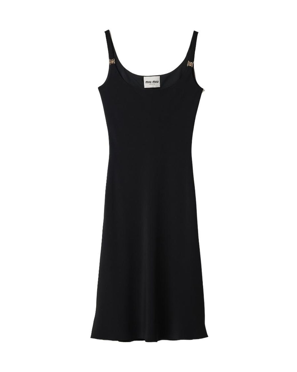 Miu Miu Black Cady Dress
