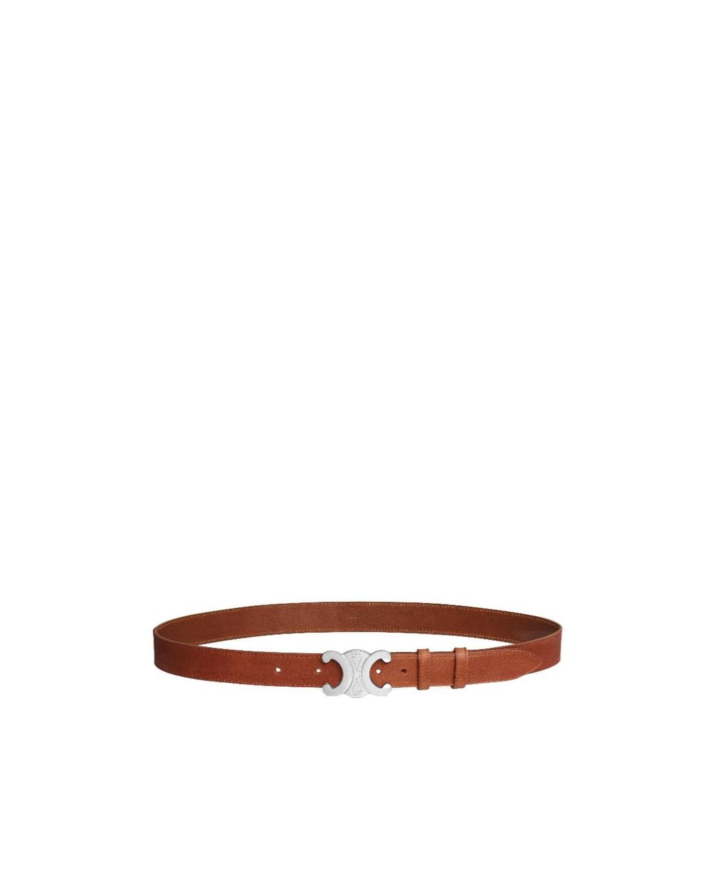 Céline Brown Triomphe Belt 30 for men
