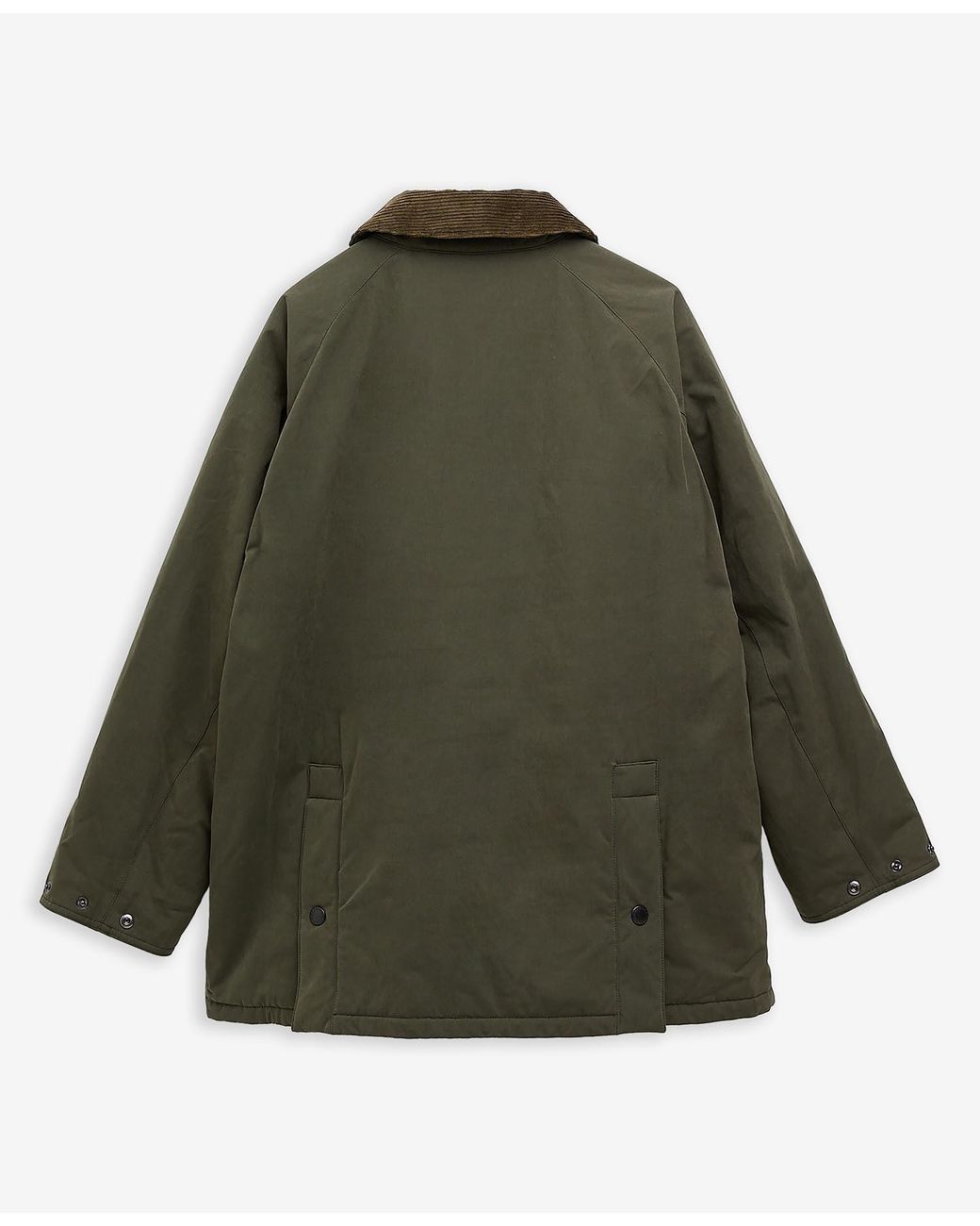 Barbour Green Pocket Detail Buttoned Coat for men