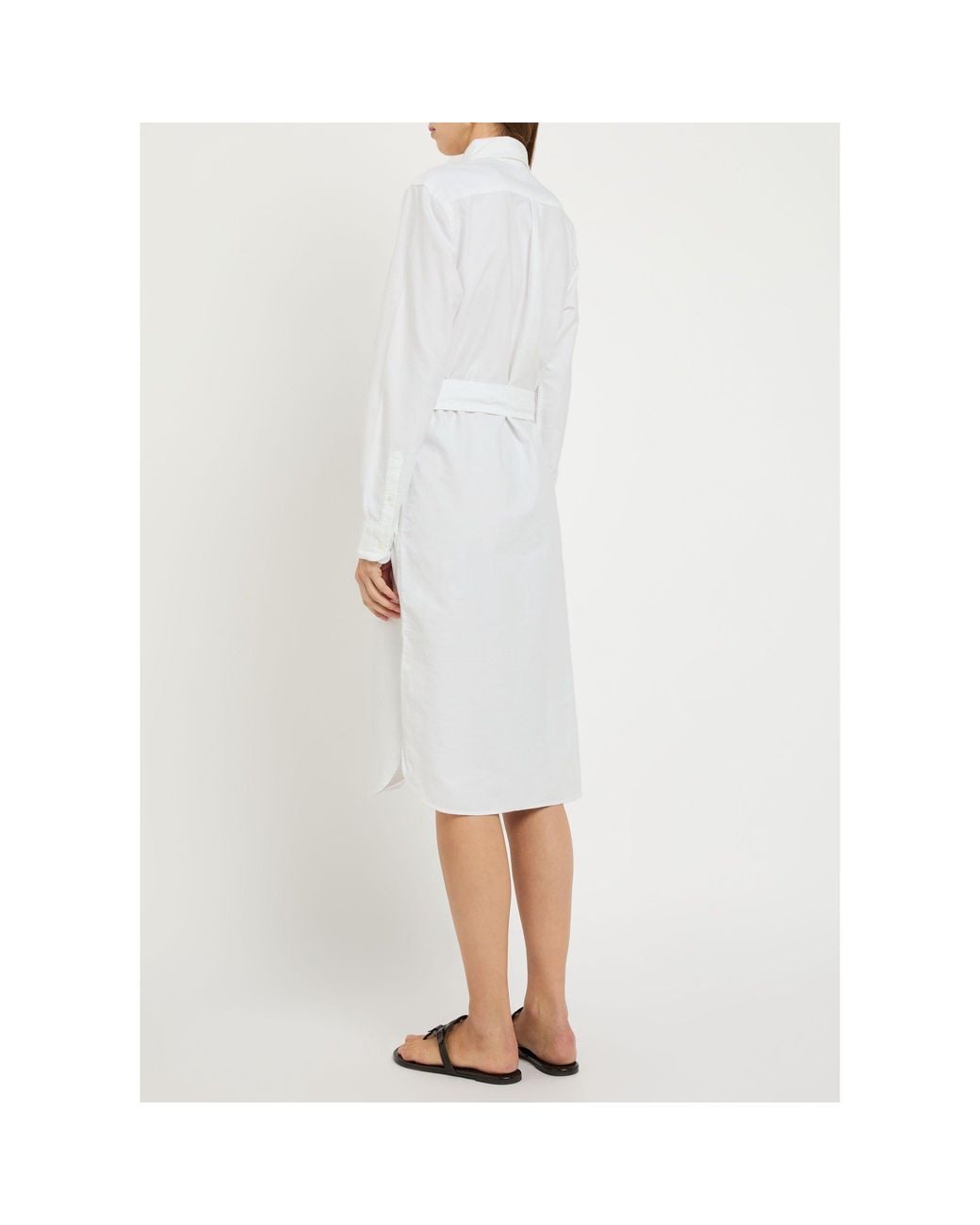 Polo Ralph Lauren White Cotton Shirt Dress