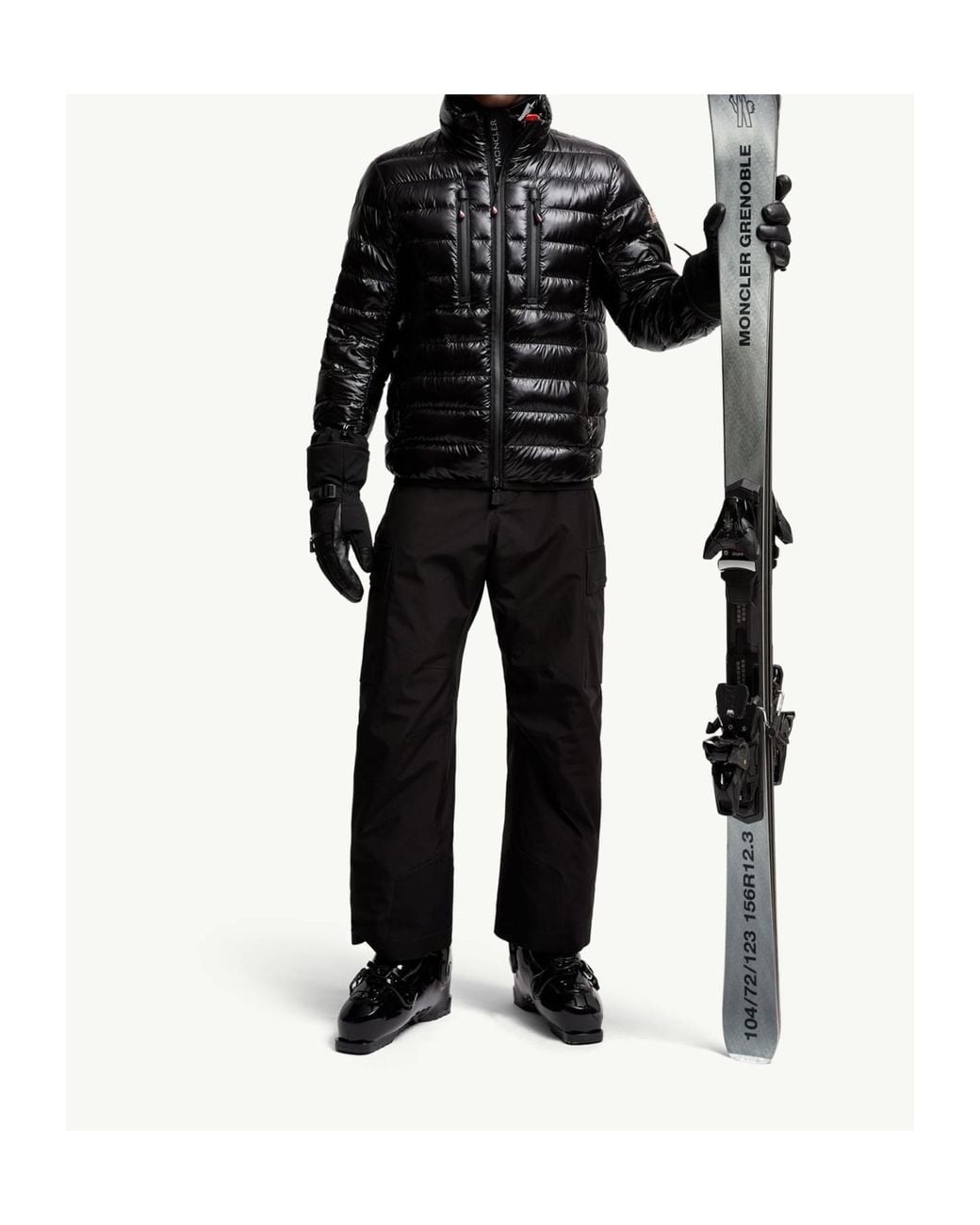 Moncler Black Grenoble Foldable Insulating Ski Jacket for men