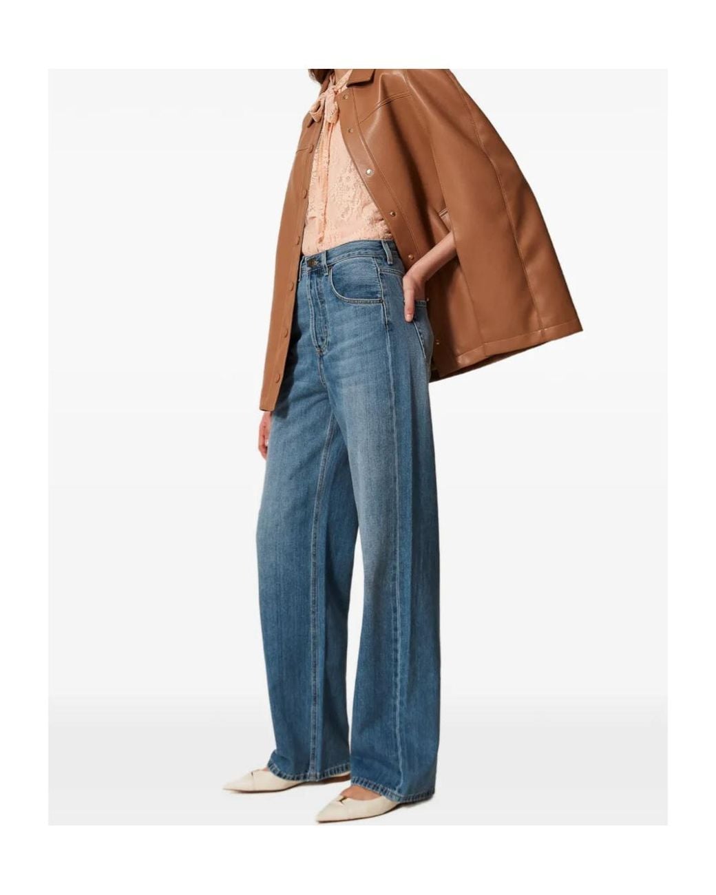 Twinset Blue Five-Pockets Jeans