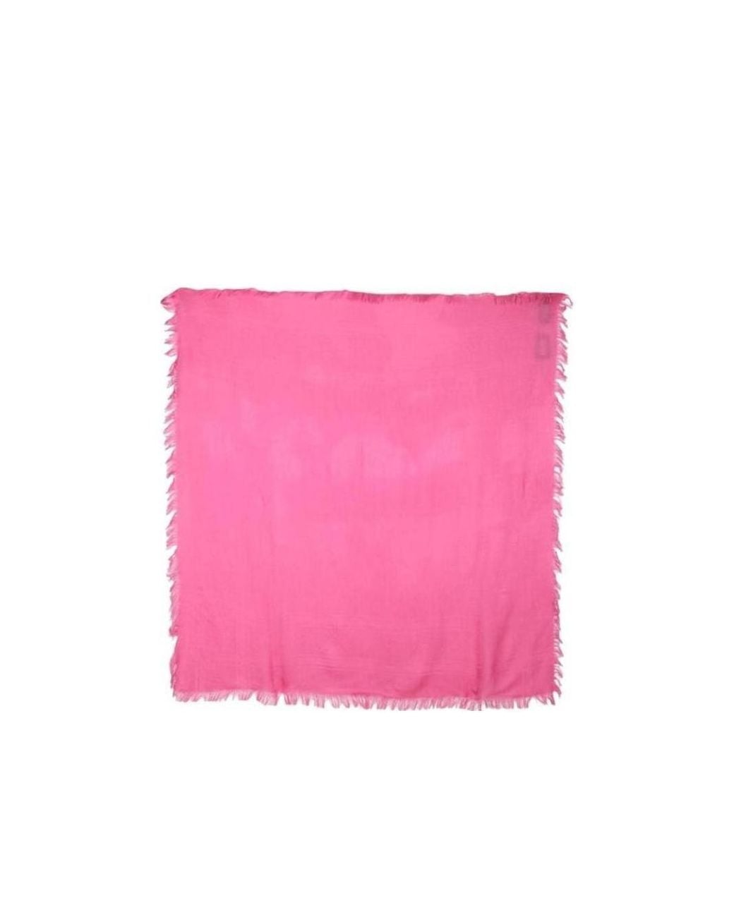 Gucci Pink Logo Tassel Scarf