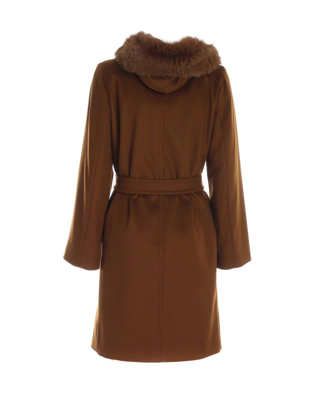 Max Mara Brown Logo Coat
