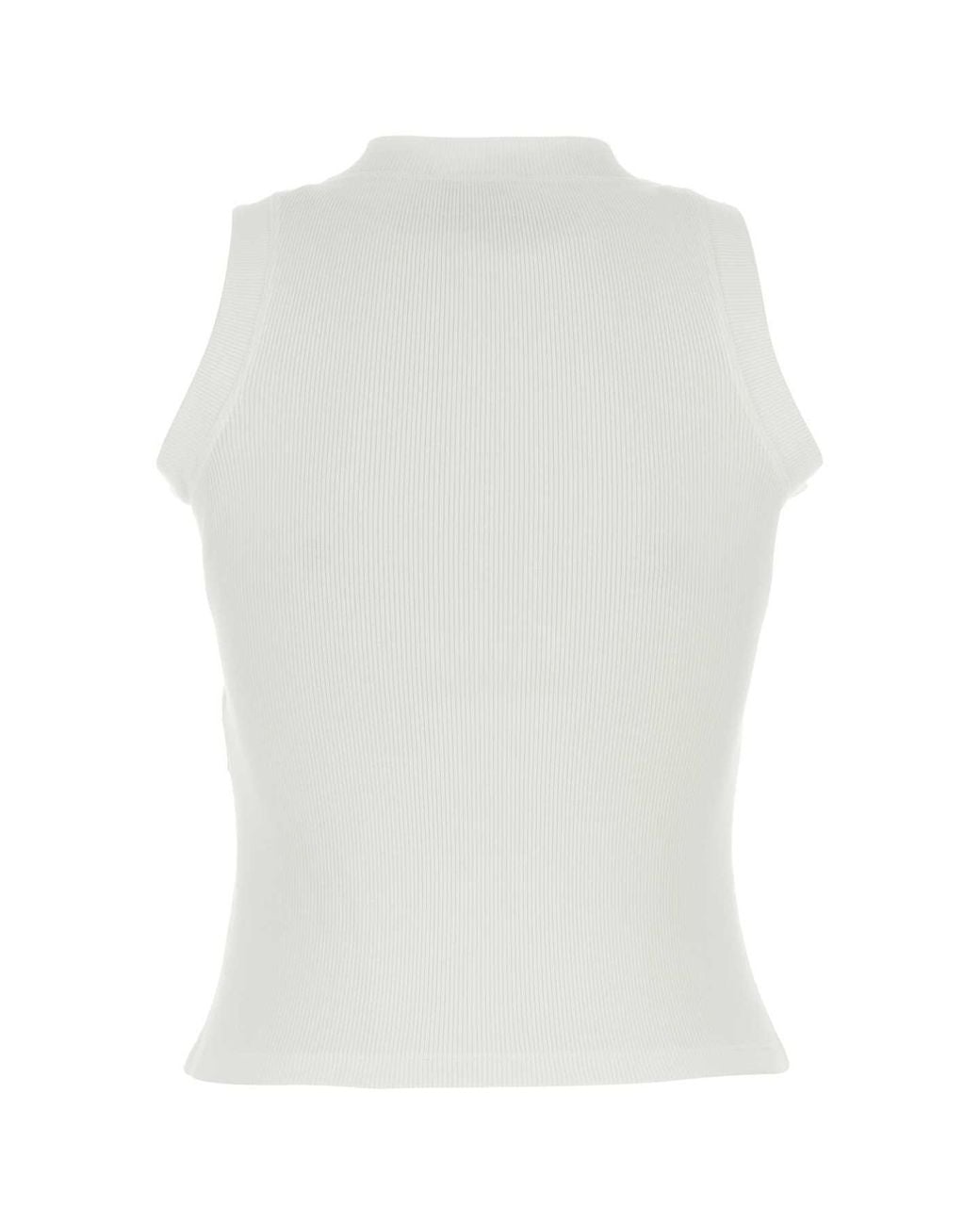 Off-White c/o Virgil Abloh White Crewneck Sleeveless Top