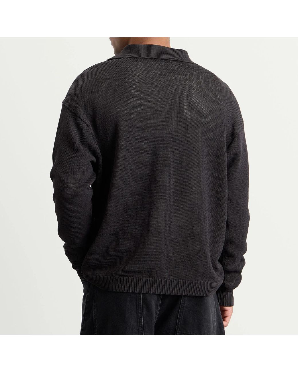 Studio Nicholson Black Heddy Knitted Jumper for men