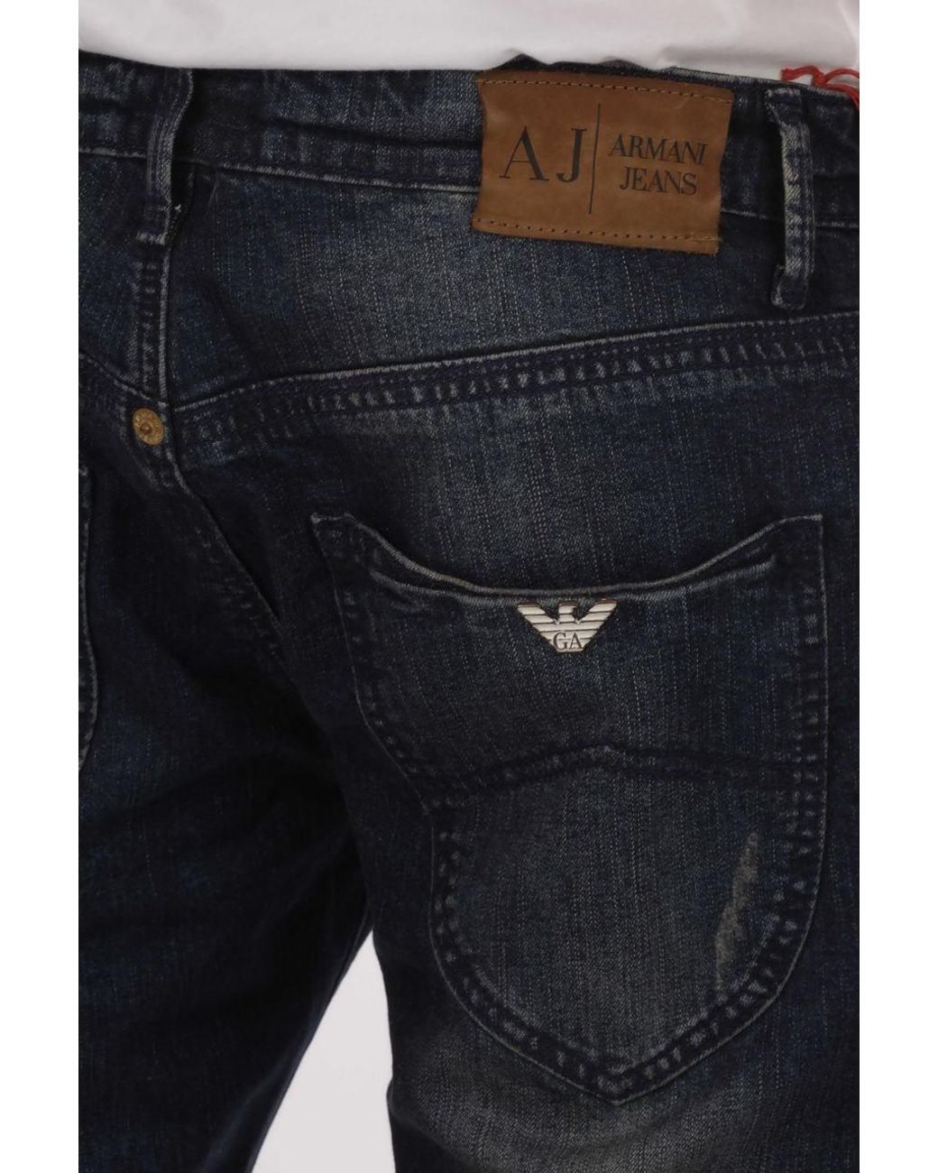 Armani Jeans Black Logo Jeans for men