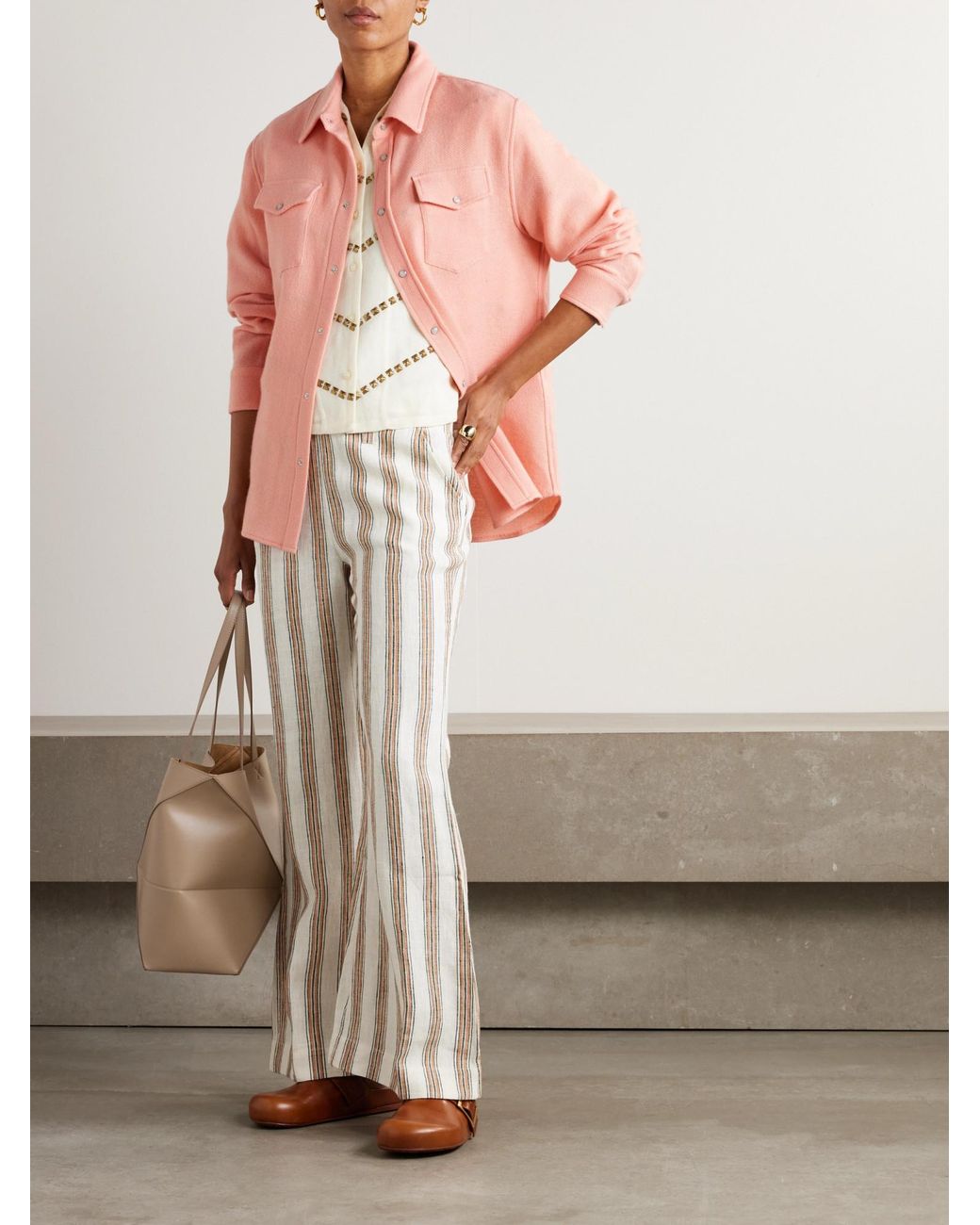 God's True Cashmere Pink Casual Shirt