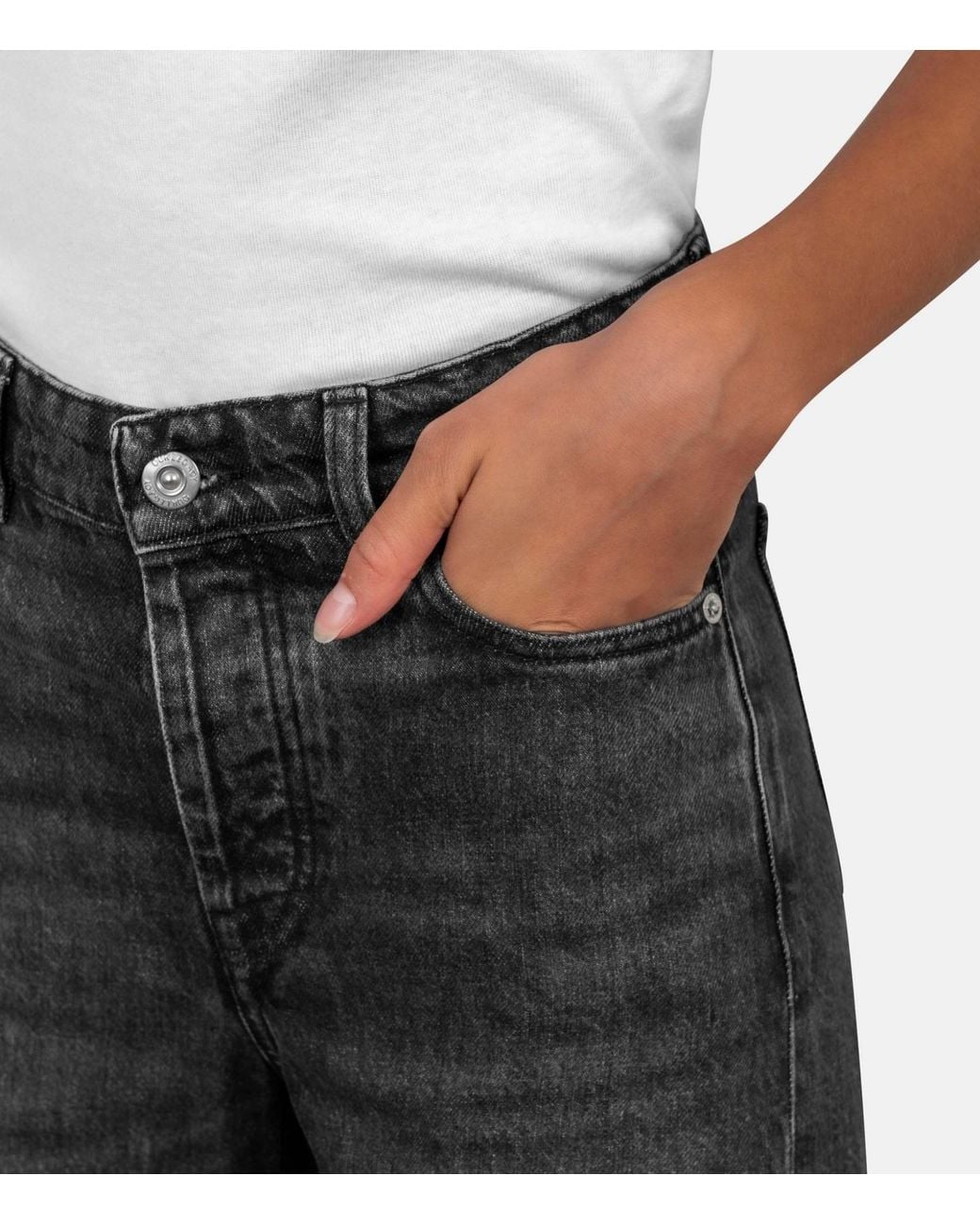 Our Legacy Gray Treble Cut Wide Leg Jeans