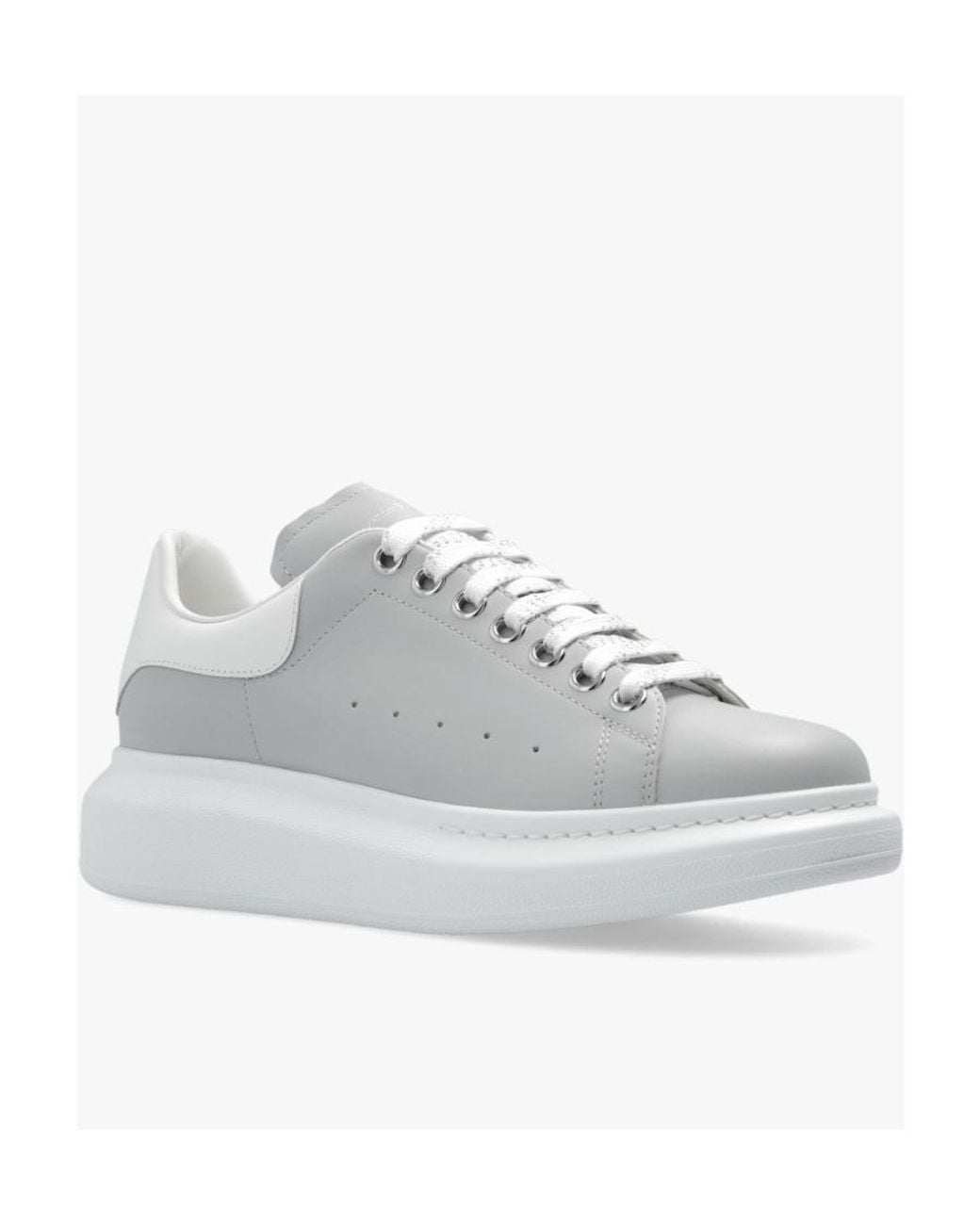 McQueen White Oversized Low-Top Sneakers