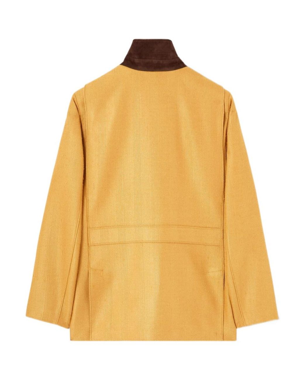 Loro Piana Yellow Long-Sleeved Casual Jacket