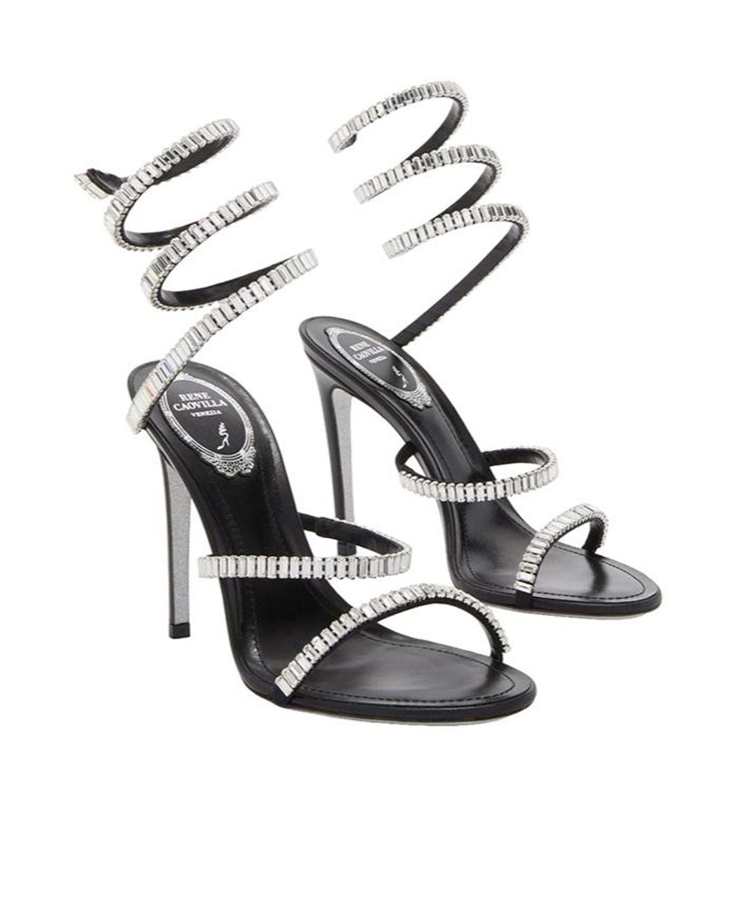 Rene Caovilla White René Caovilla Cleo Spark Sandals