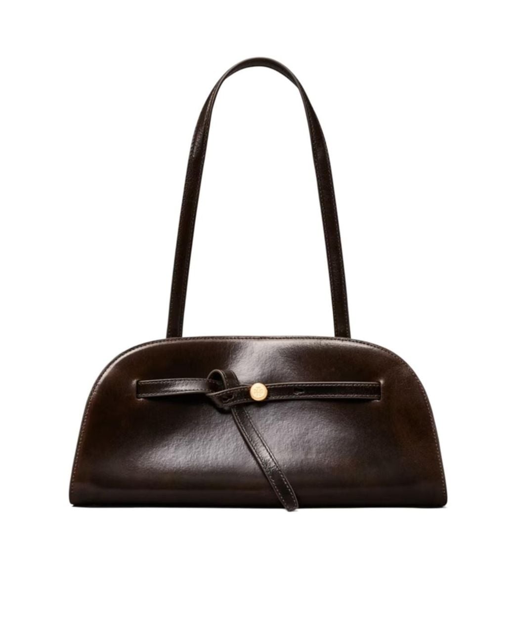 Tory Burch Black Romy Distressed East West Bauletto