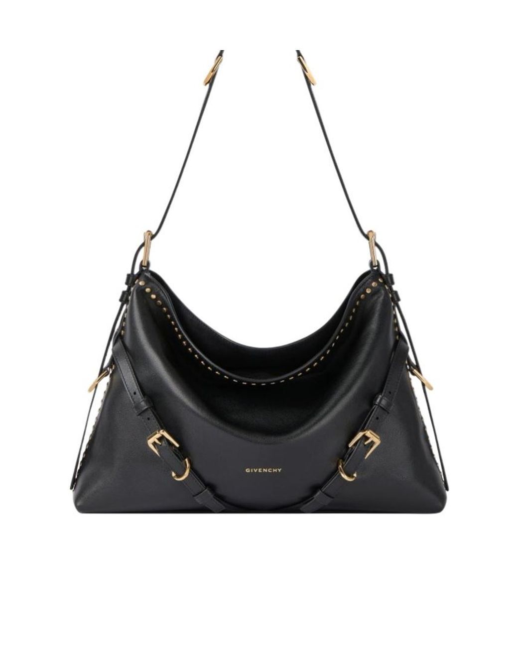 Givenchy Black Voyou Medium Leather Bag
