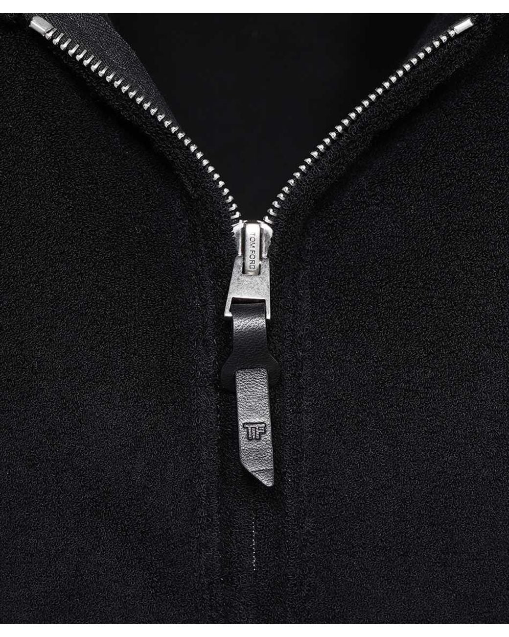 Tom Ford Black Long-Sleeved Casual Jacket for men
