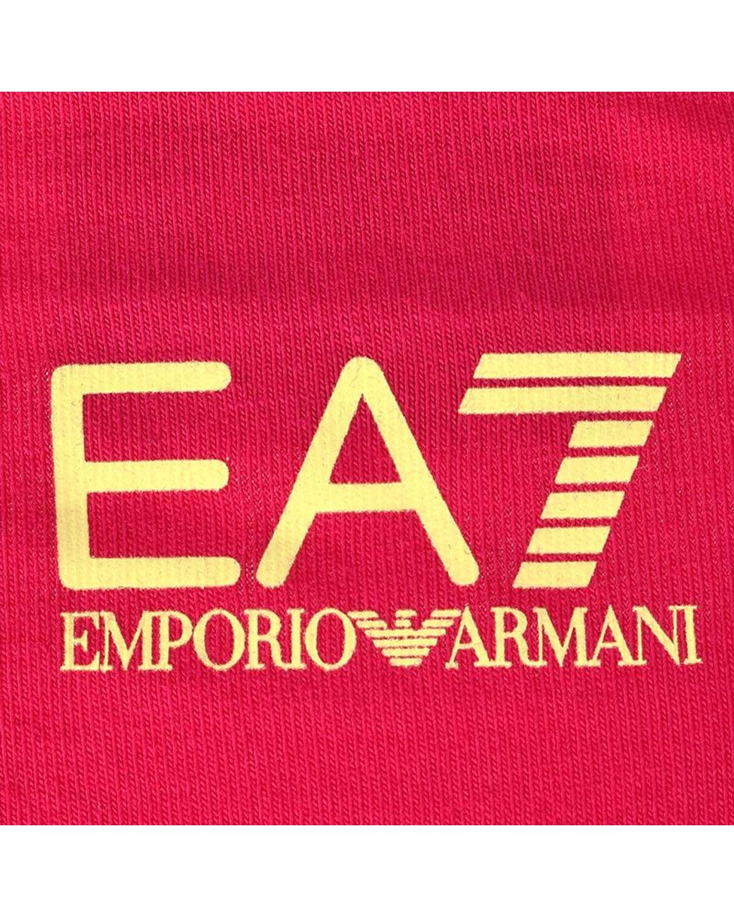 EA7 Pink Classic Logo T-Shirt