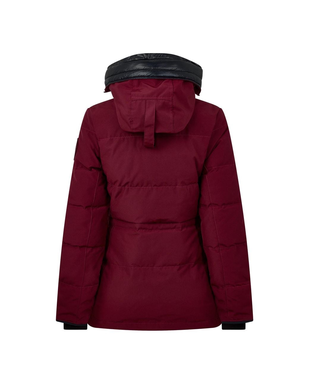 Canada Goose Red Hooded Quilted Jacket