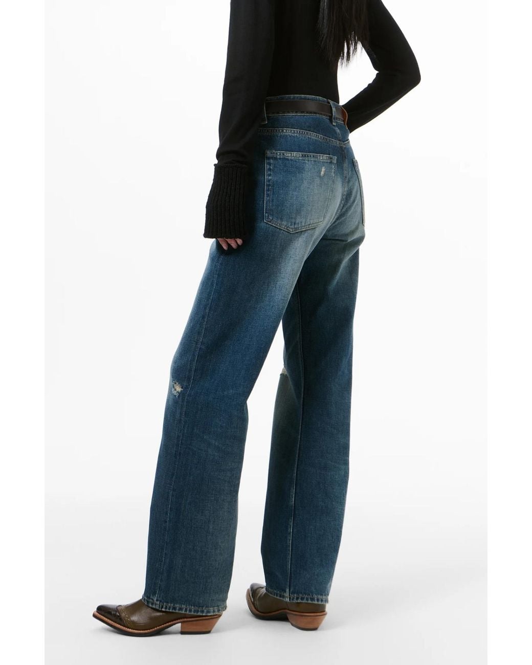 Our Legacy Blue Belt Loop Jeans