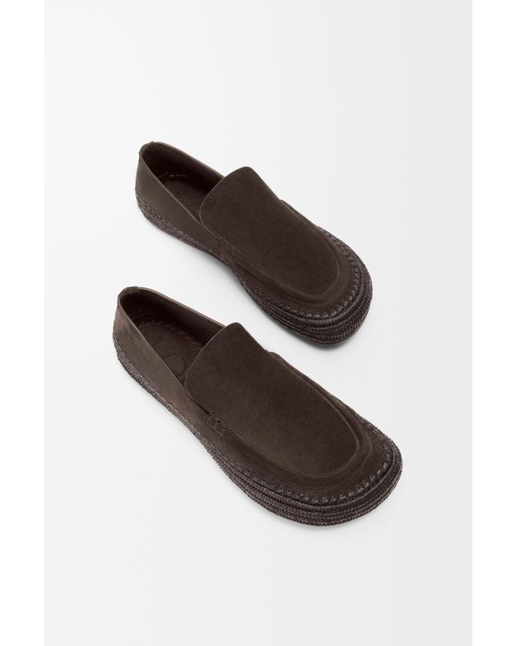 Loewe Brown Slip-On Flat Shoes for men