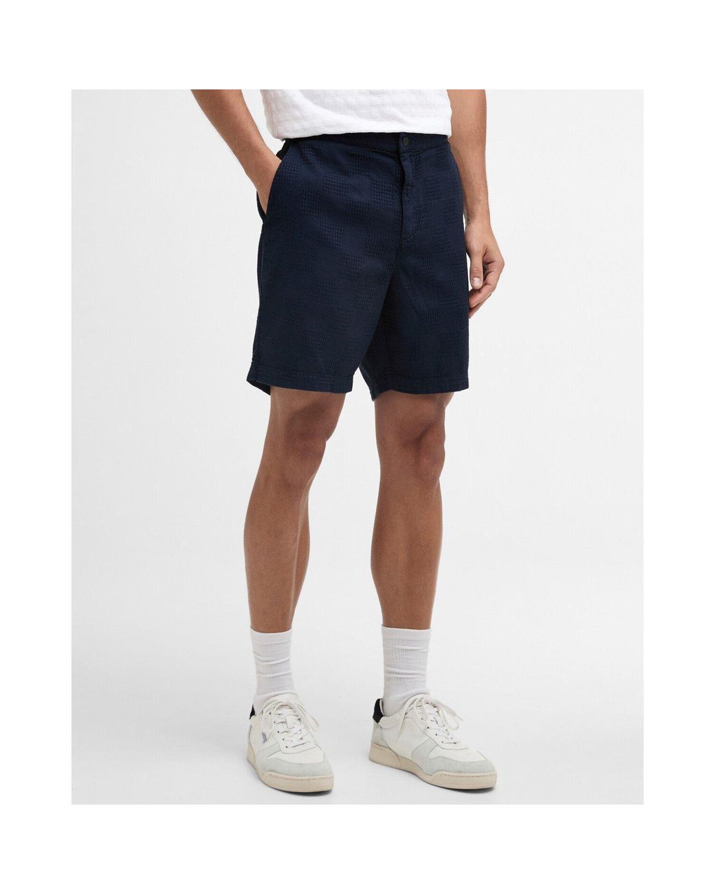 Barbour Blue Logo-Detail Shorts for men