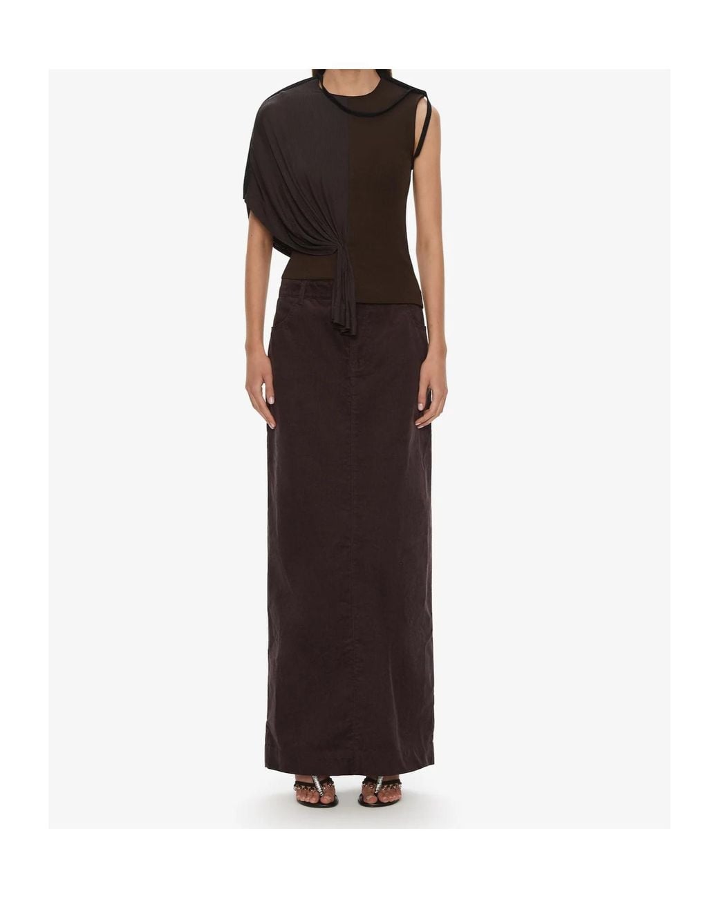 Christopher Esber Black Outline Collision Top