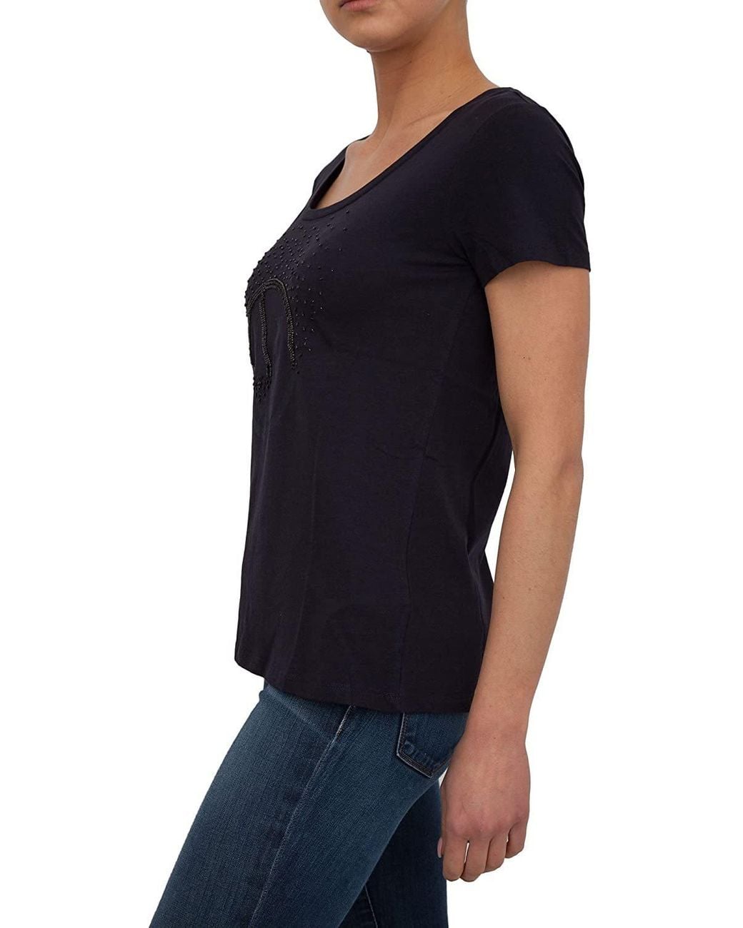 Armani Jeans Black Print T-Shirt