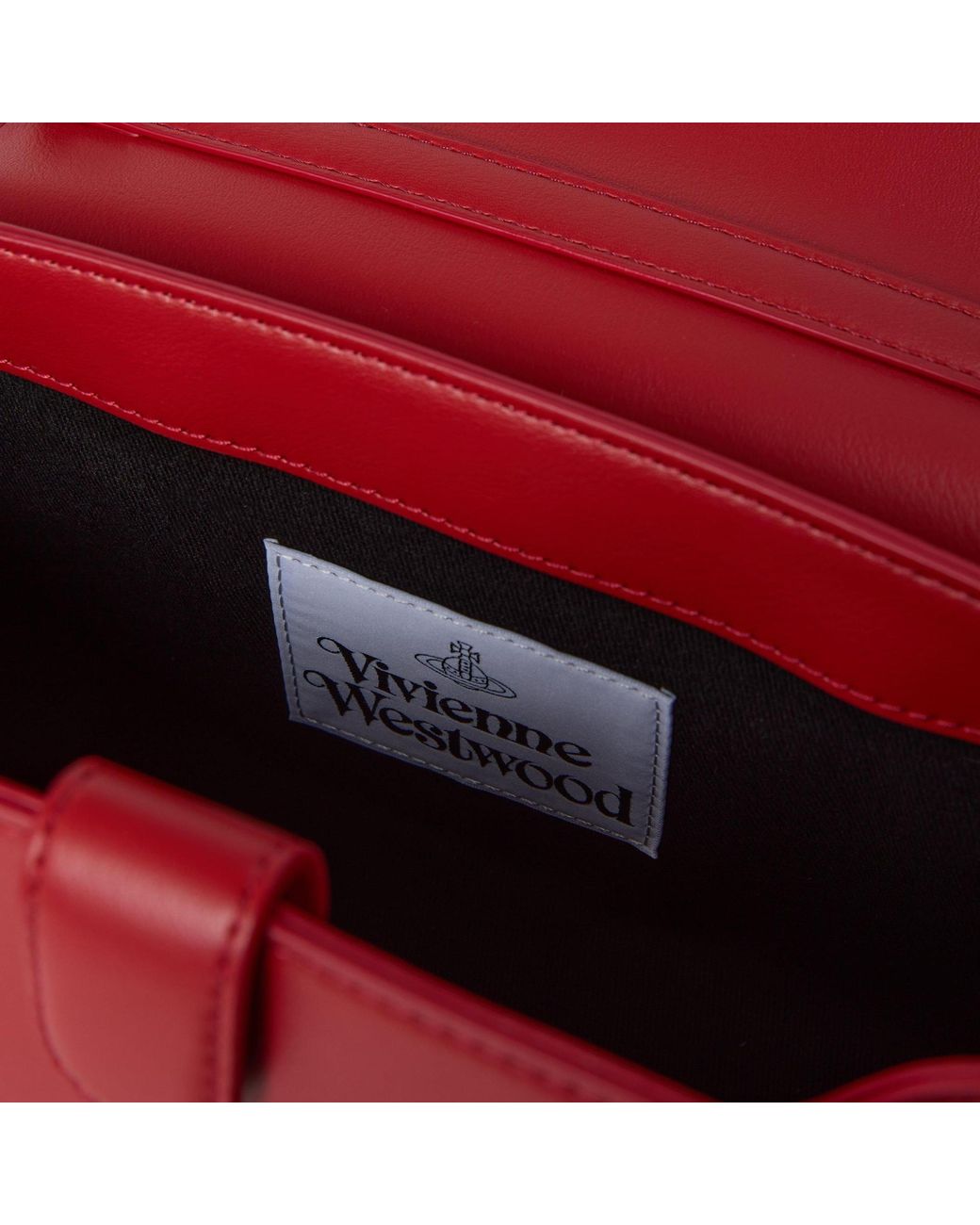 Vivienne Westwood Red Practical Shoulder Bag