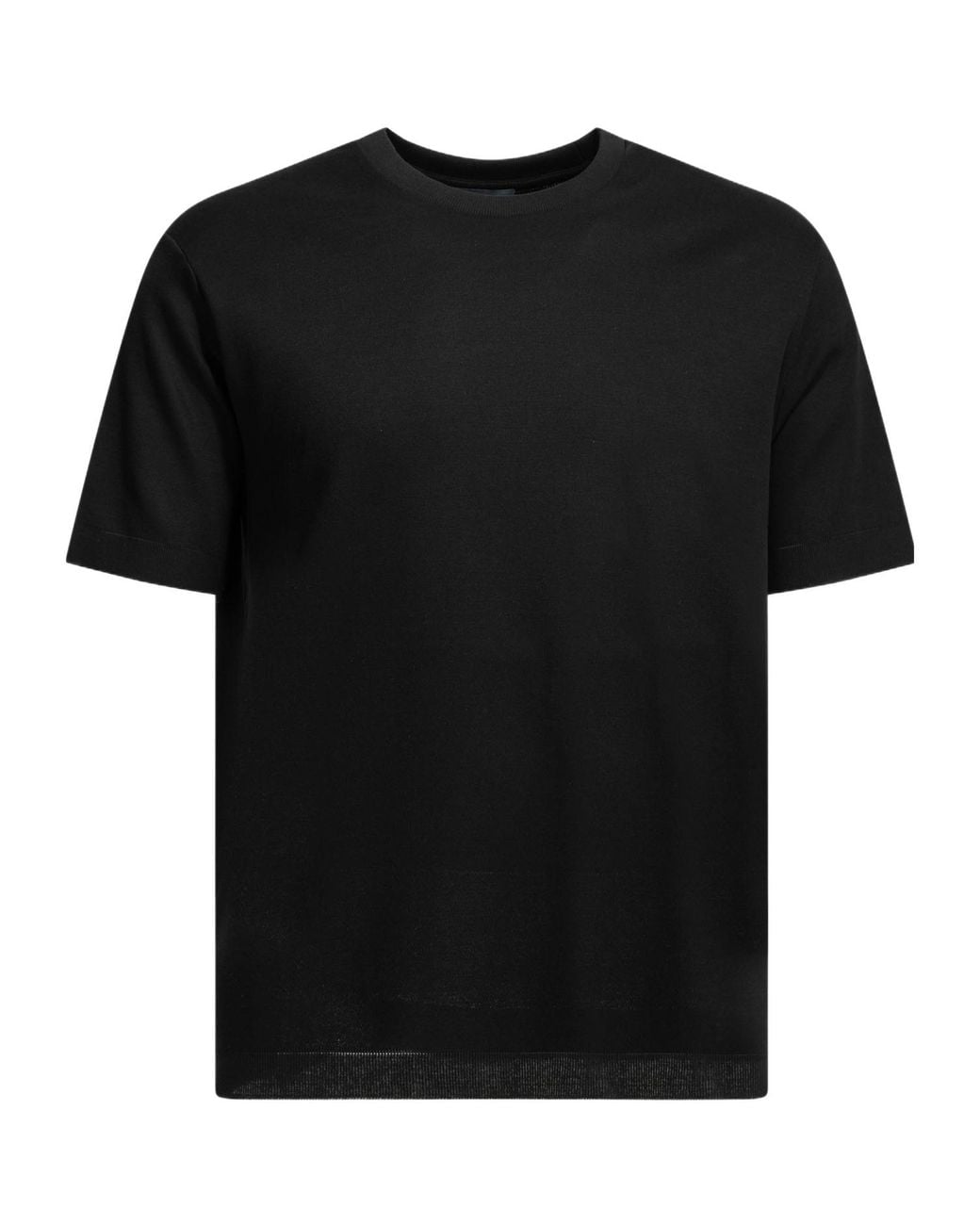 Herno Black Logo T-Shirt for men
