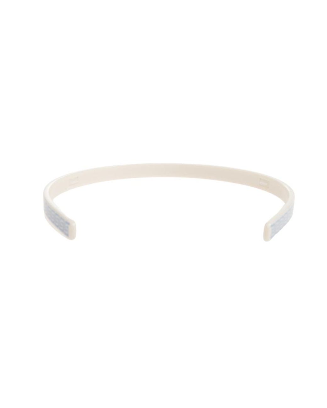 Versace White Greca Pattern Headband