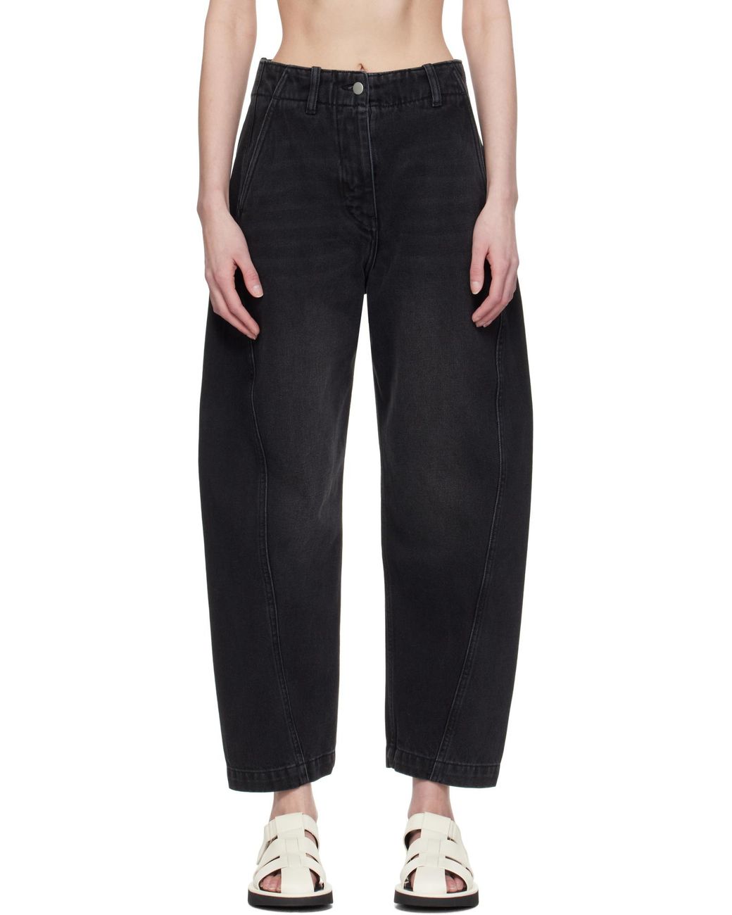 Studio Nicholson Black Akerman Trousers