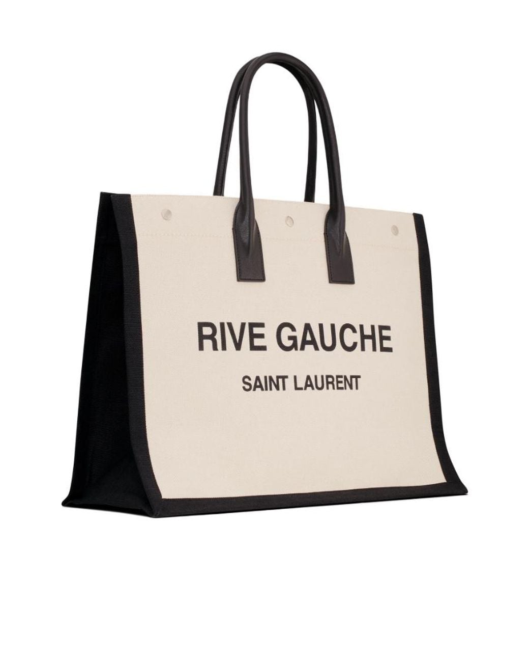 Saint Laurent Natural Rive Gauche Large Tote Bag for men