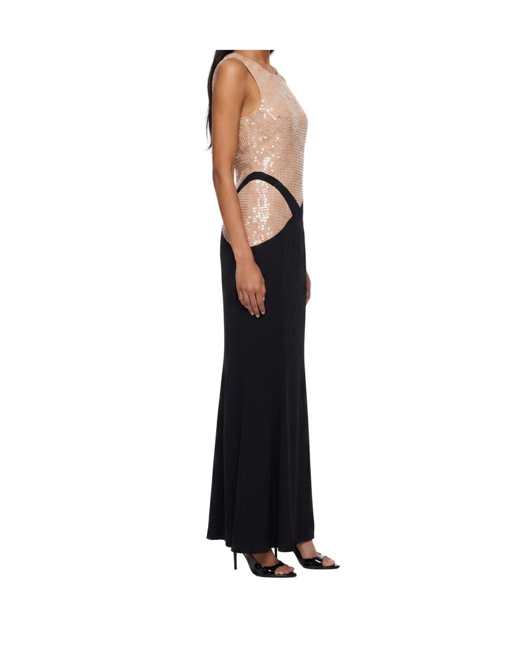 Mugler Black Sleeveless Dress
