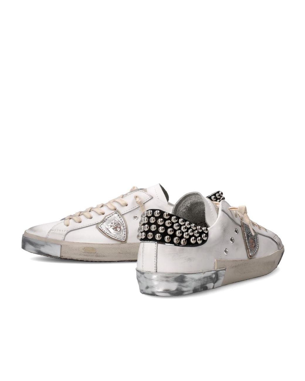 Philippe Model White Prsx Tennis Low-Cut Casual Shoes for men