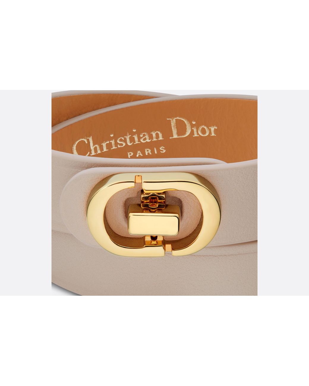 Dior White 30 Montaigne Double Bracelet