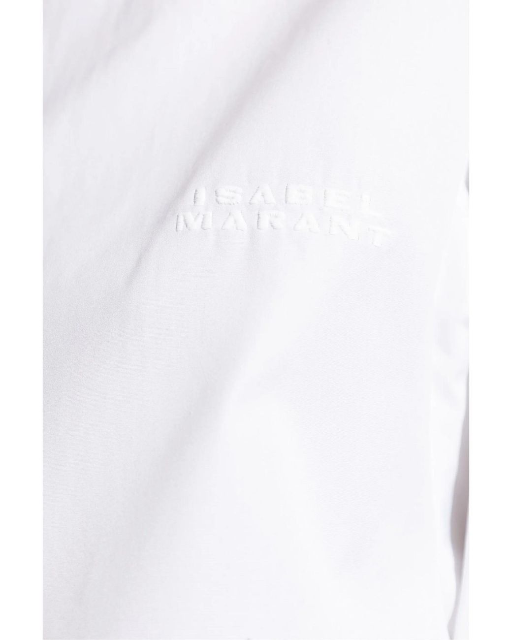 Isabel Marant White Fabriza Long-Sleeved Shirt