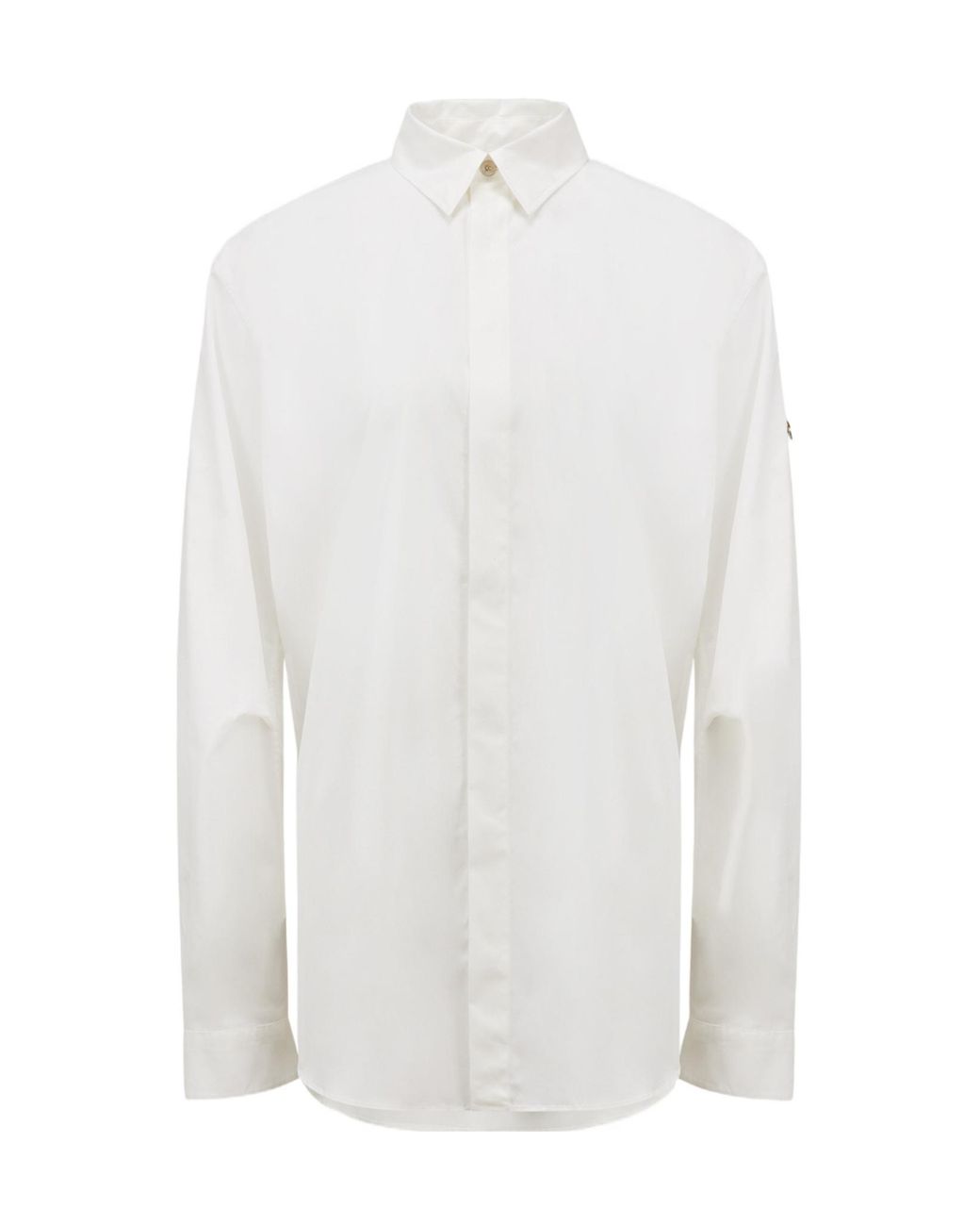 Moncler White X Willow Smith Long Sleeve Cotton Shirt