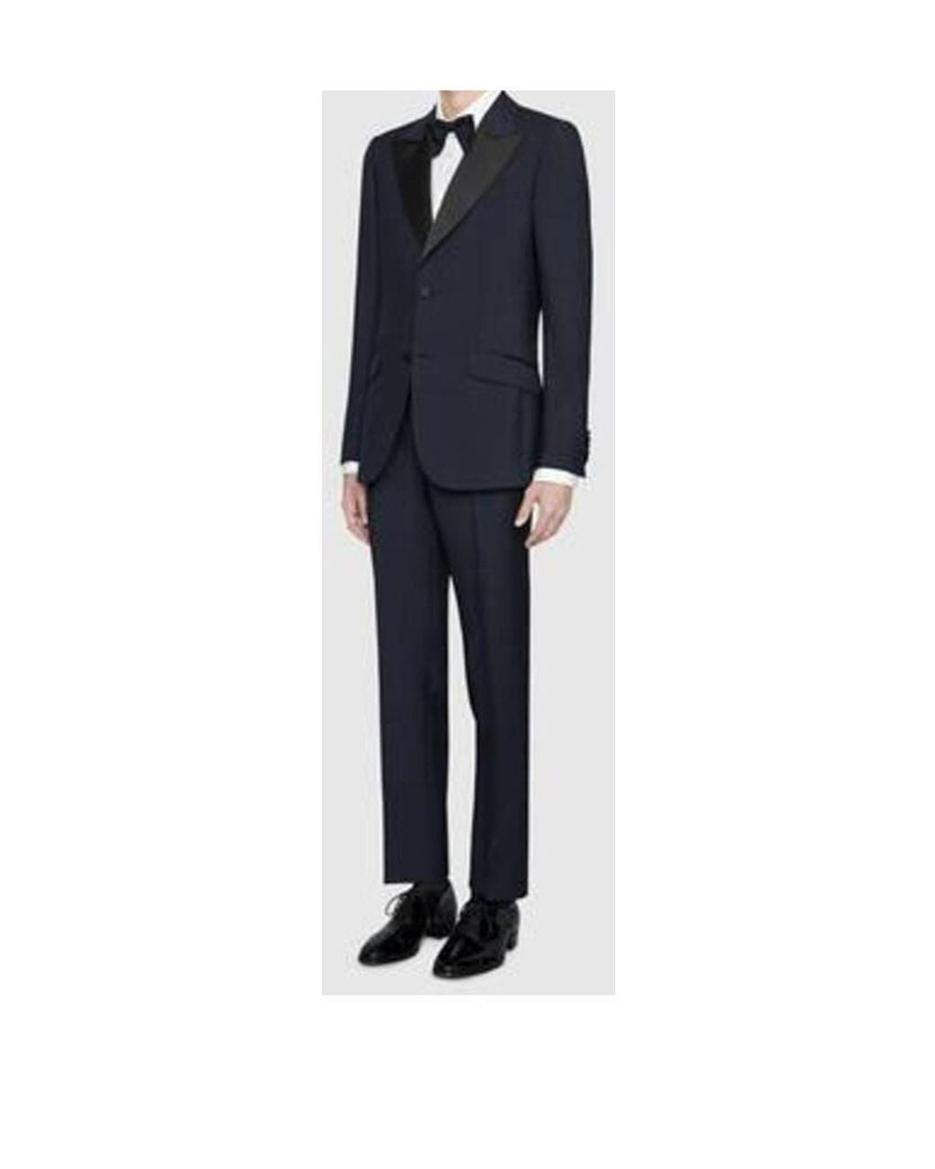 Gucci Blue Fitted Tuxedo for men