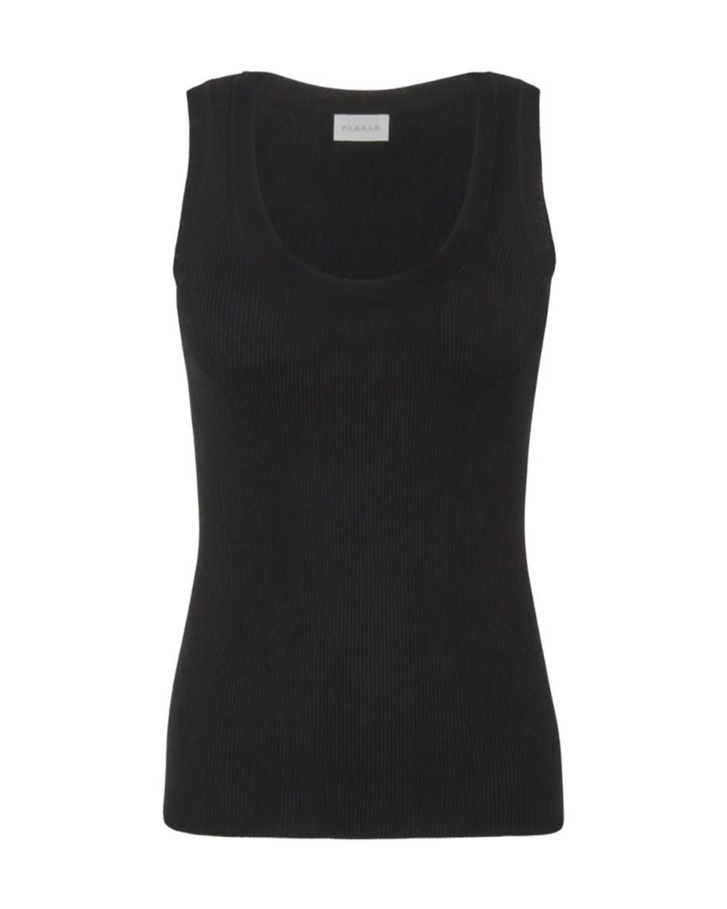 P.A.R.O.S.H. Brown Cipria26 Ribbed Tank Top