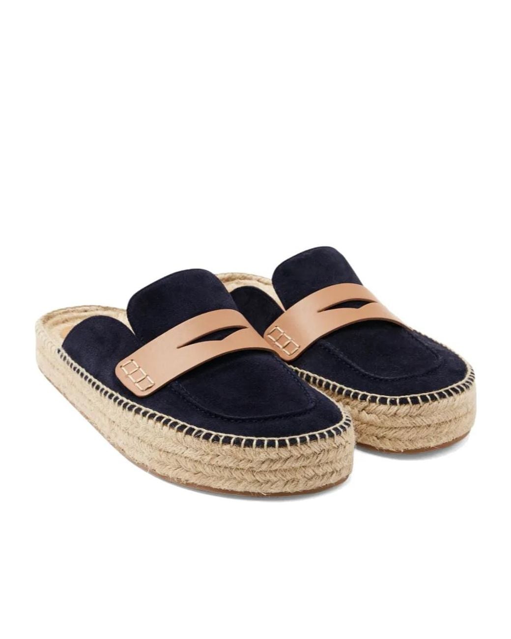 J.W. Anderson Blue Suede Espadrilles