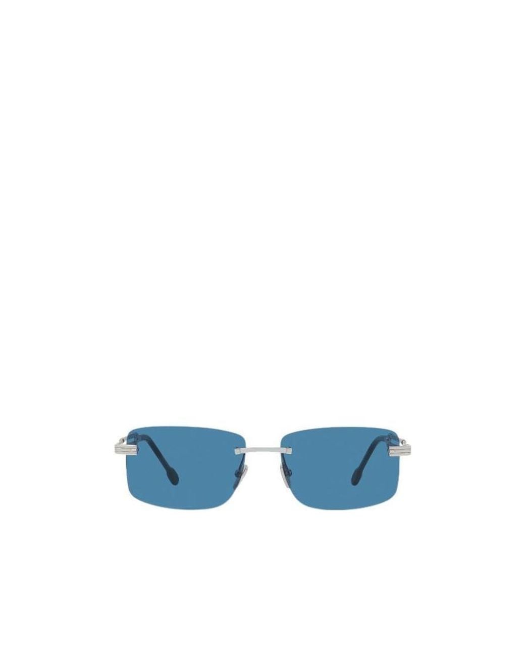 Fred Blue Force 10 Geometric Frame Sunglasses for men