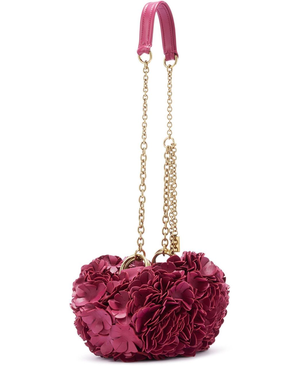 Chloé Purple Pleated Single-Shoulder Bag
